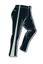Load image into Gallery viewer, PA-4010 Black Women Softball Pants with Panel
