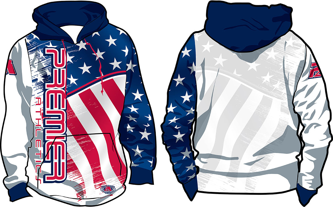 PREMIER USA FLAG - RED, WHITE, & BLUE – Mags Premier Athletics