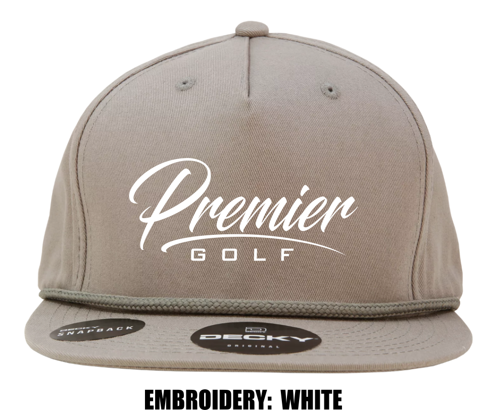 Decky High Profile Rope Hat - Khaki
