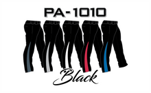 Load image into Gallery viewer, PA-1010 Black Softball Pants with Front Pockets &amp; Panels
