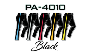 PA-4010 Black Women Softball Pants with Panel