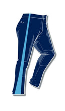 Load image into Gallery viewer, PA-4010 Navy Women Softball Pants with Panel
