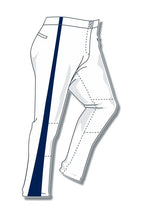 Load image into Gallery viewer, PA-4010 White Women Softball Pants with Panel
