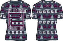 Load image into Gallery viewer, PA Reindeer Ugly Sweater - Charcoal/Maroon
