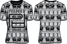 Load image into Gallery viewer, PA Reindeer Ugly Sweater - Light Charcoal/Black
