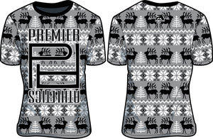 PA Reindeer Ugly Sweater - Light Charcoal/Black