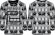 Load image into Gallery viewer, PA Reindeer Ugly Sweater - Light Charcoal/Black
