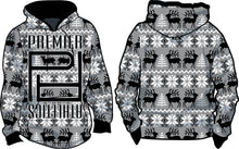 Load image into Gallery viewer, PA Reindeer Ugly Sweater - Light Charcoal/Black
