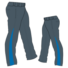 Load image into Gallery viewer, PA-1010 Charcoal Softball Pants with Front Pockets &amp; Panels
