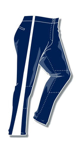 PA-4010 Navy Women Softball Pants with Panel